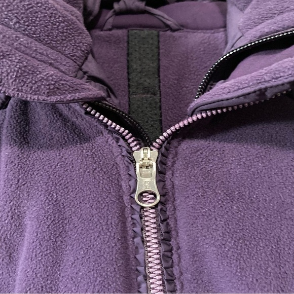 Lululemon Fleecy Keen Deep Zinfandel Purple Full Zip Hoodie Jacket - Picture 14 of 16